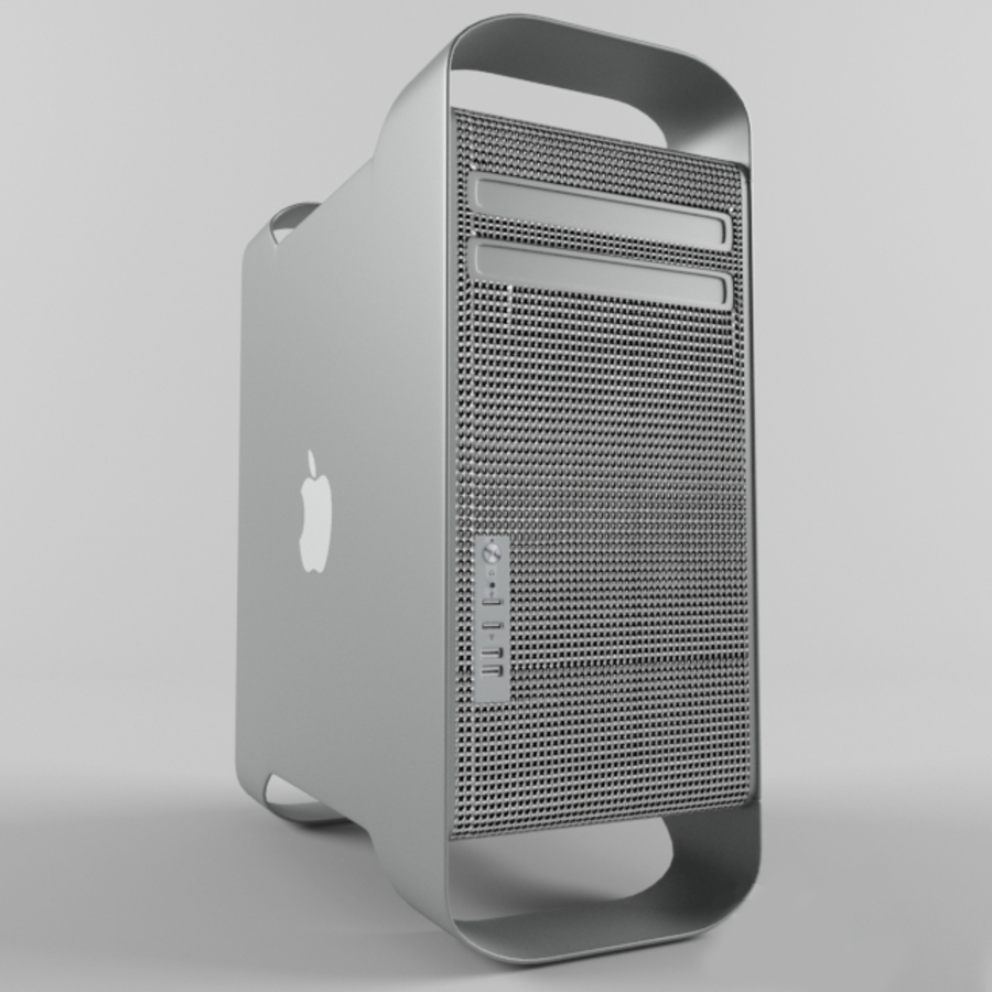 苹果Mac Pro主机电脑3d模型插图