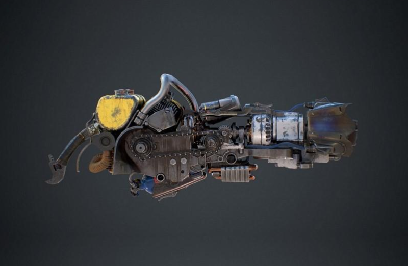 磁控管枪 Magnetron gun科幻武器模型插图