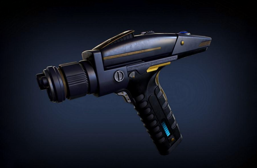 《星际迷航:发现》II型相位枪万能遥控器3d模型插图