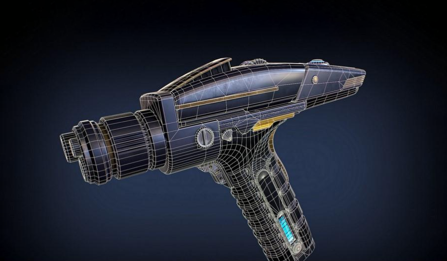 《星际迷航:发现》II型相位枪万能遥控器3d模型插图1