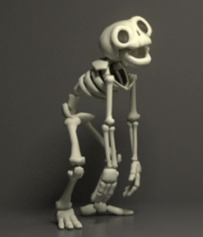 骨头卡通角色模型BoneApart v 1.1 for Maya绑定模型下载插图