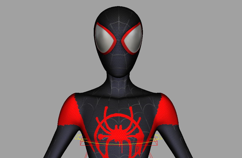 蜘蛛侠Spider Verse Rig动画角色maya绑定模型插图6