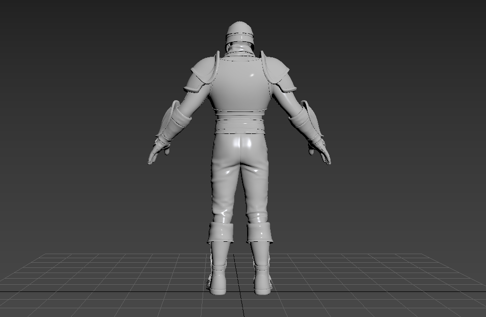 金属铠甲士兵DemacianSoldier_Mats次世代游戏3d模型下载插图5