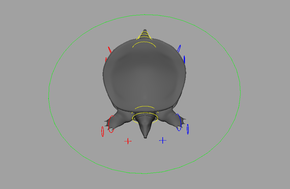 一只爬行的甲鱼乌龟maya模型，带绑定，带动画。插图1