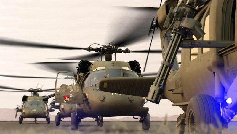 美国武装直升机-黑鹰直升机DarkHawk Helicopter模型下载插图3