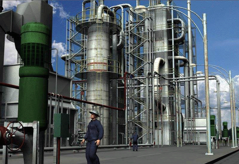 钢铁提炼厂工厂石油工厂DAZ3D场景模型下载插图5