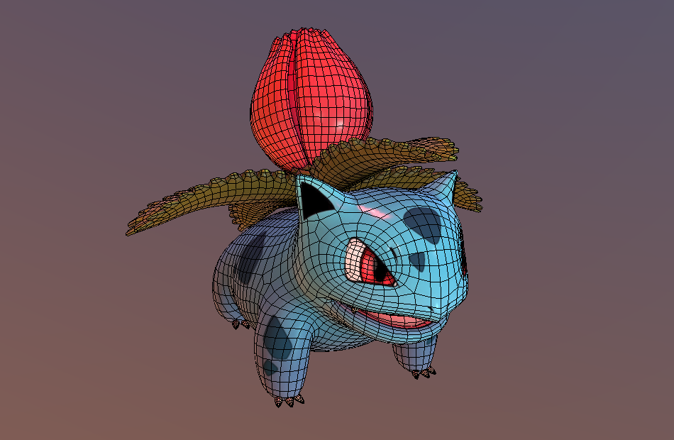 宠物小精灵ivysaur_pokemon模型下载插图1