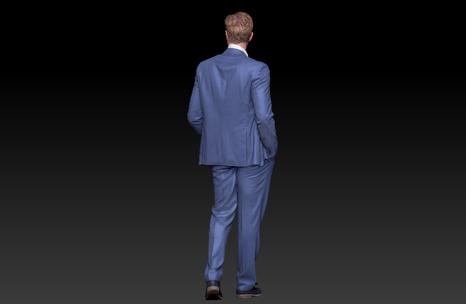 西装男士职业装男人办公室人物3d扫描写实人物模型下载插图2