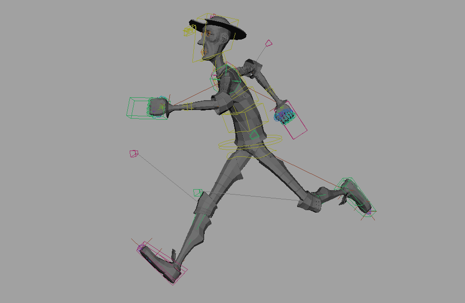 maya人物run常规跑步视频+k好的maya文件模型下载插图
