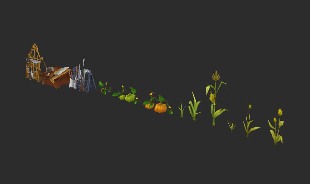 武器+植物+难怪+玉米3d游戏道具模型下载插图2