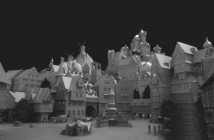 童话小镇城堡房屋建筑模型包Kitbash3D – Fairy Tale (MAX/MA/OBJ/FBX格式)插图1