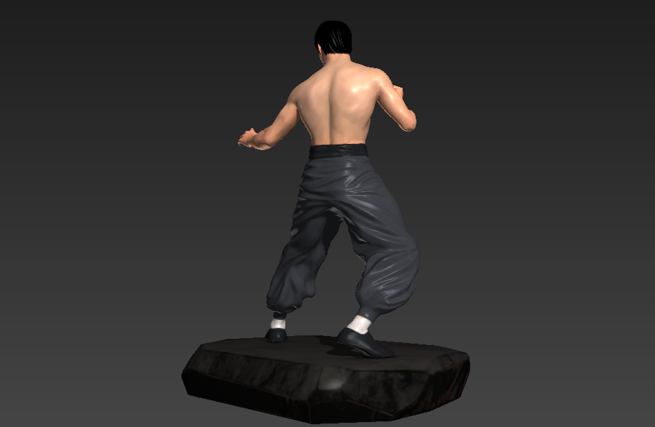李小龙3D模型 Bruce Lee Dragon Fighter – 3D Model插图2