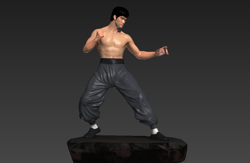 李小龙3D模型 Bruce Lee Dragon Fighter – 3D Model插图