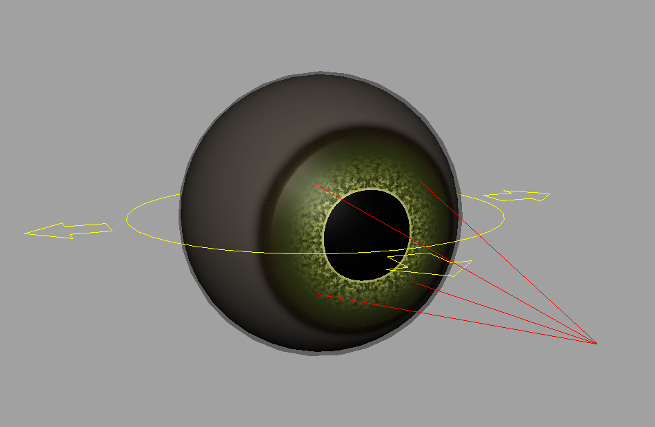眼睛、眼球maya绑定设置模型下载插图2