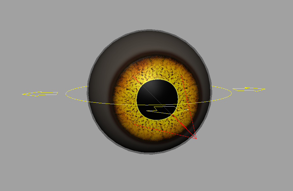 眼睛、眼球maya绑定设置模型下载插图1