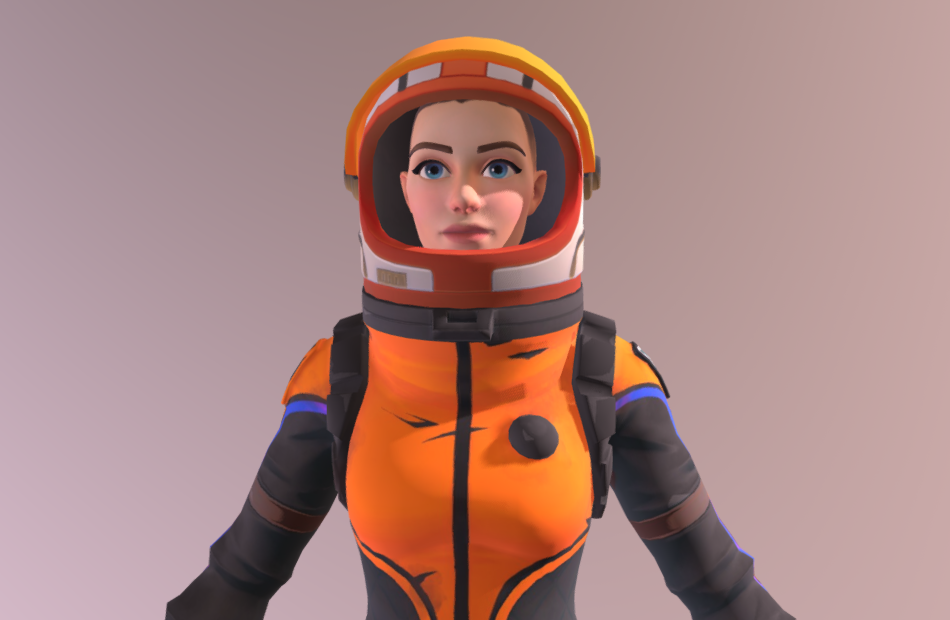 堡垒之夜-女宇航员med-astronaut角色模型下载插图1