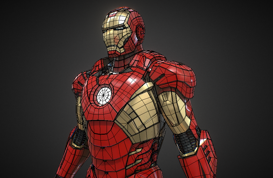 钢铁侠iron-man机器人OBJ写实模型下载插图5