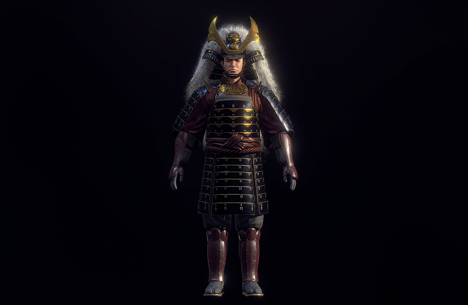 日本古代武士次世代高质量人物模型下载插图2