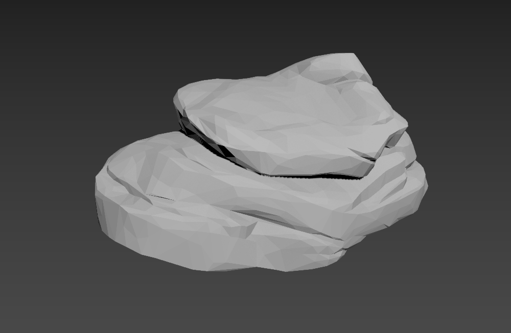 西部沙漠岩风化石3d模型下载插图1