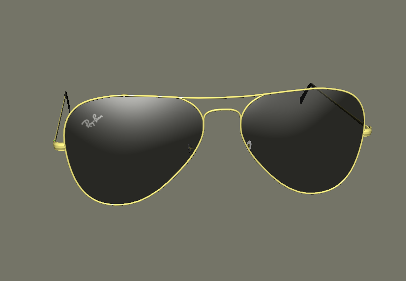 墨镜太阳眼镜maya免费模型下载插图2