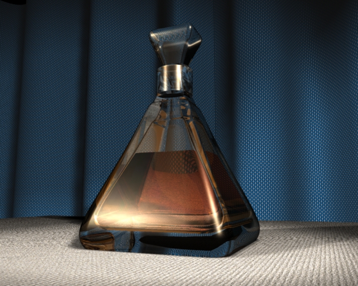 实验室药水瓶玻璃容器maya免费模型插图