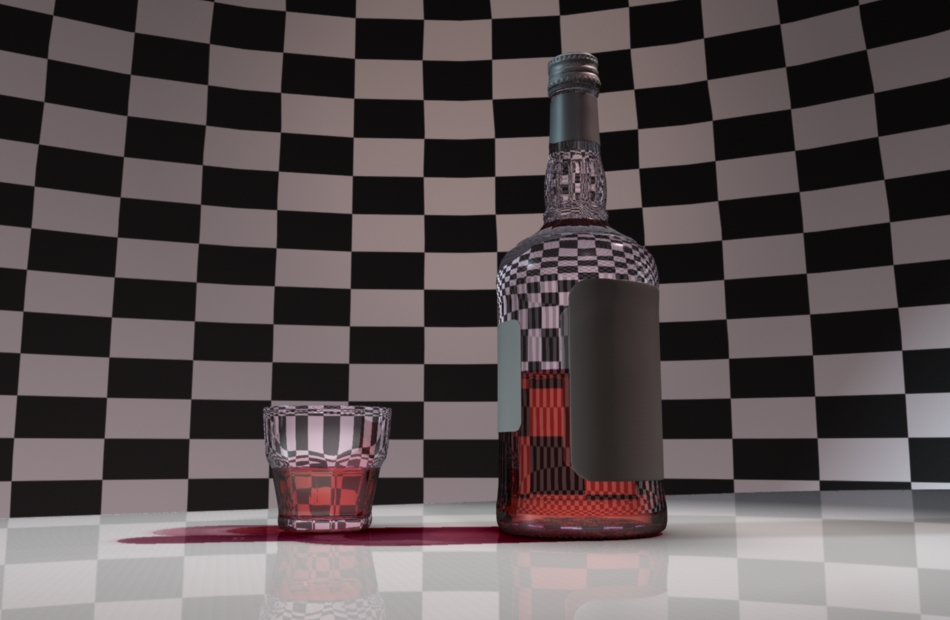 红酒酒瓶JACK DANIEL'S_tx_001maya模型下载插图