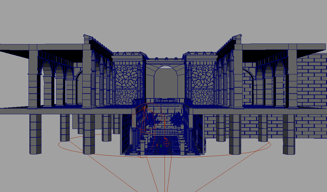 罗马遗迹古建筑奇迹建筑MAYA场景模型插图2