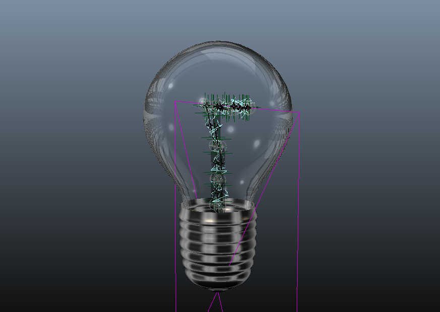 灯泡效果maya模型下载插图1