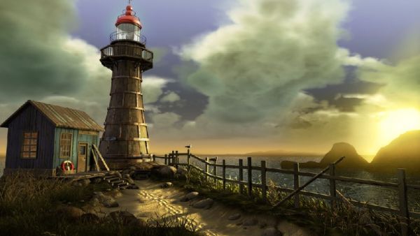 海上海岛灯塔Lighthouse_Challenge场景模型下载插图