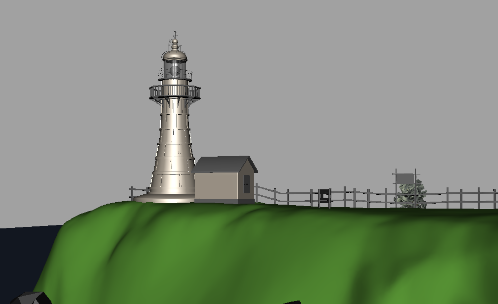 海上海岛灯塔Lighthouse_Challenge场景模型下载插图2