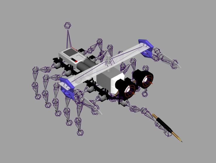 火星机器人Wastercopy绑定角色模型下载插图