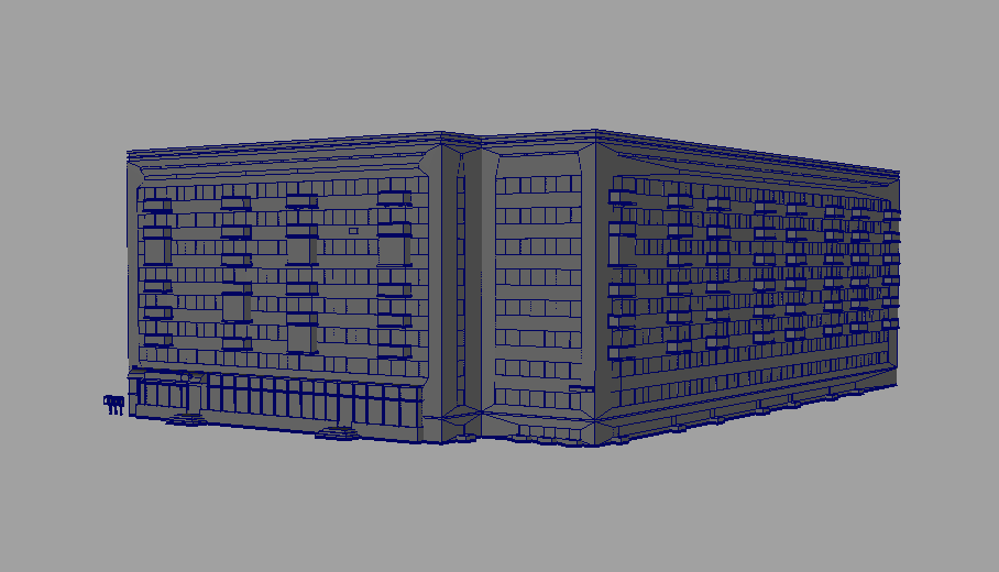 house_frunze2_10_lod公寓建筑模型下载插图1