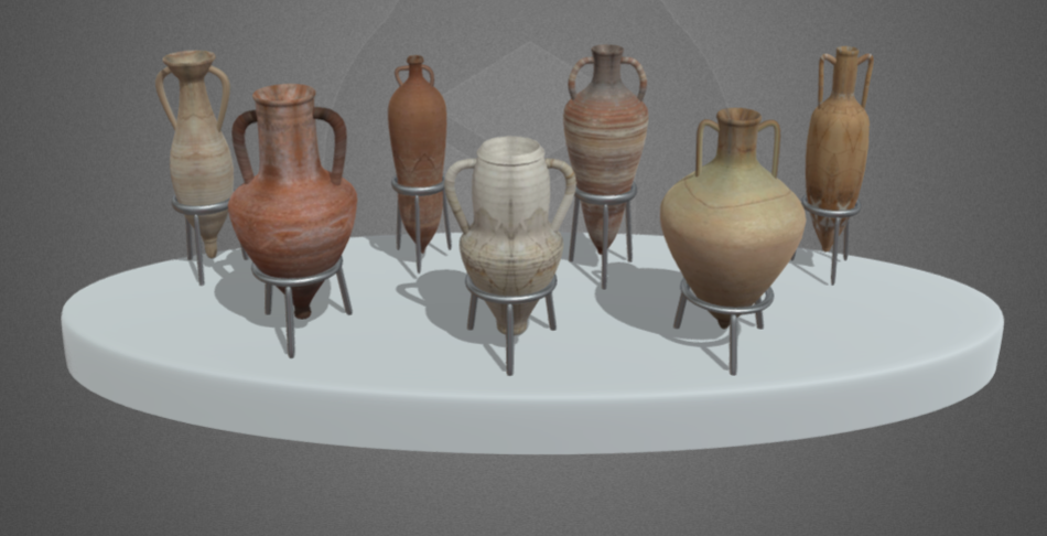 古代陶瓷容器模型下载插图