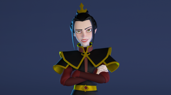 Azula_V1.0_Animation中国古代角色人物maya绑定插图