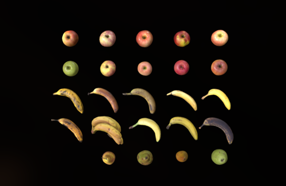 lowpoly-fruits水果模型合集插图
