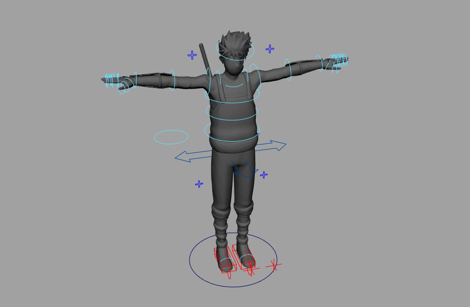 kakax_rig_v03暗部卡卡西模型_maya绑定模型下载插图1