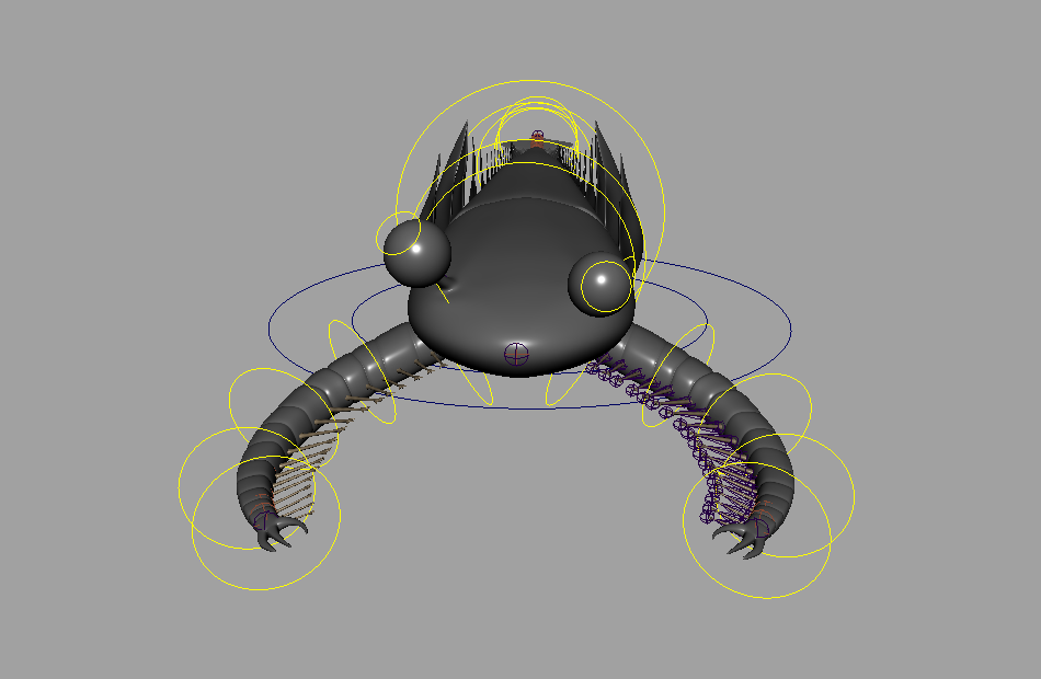 xiazi_mo_v001_finl龙虾maya绑定模型下载插图1