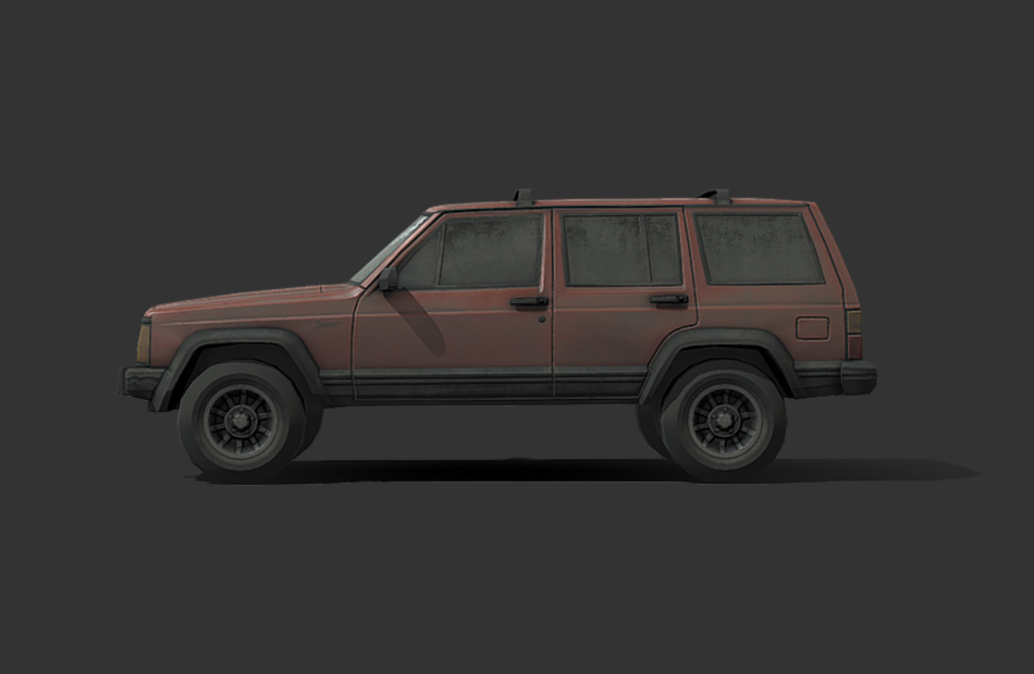 jeep吉普汽车fbx模型下载插图1