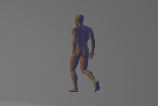 男人走路动画fbx序列动画模型插图1