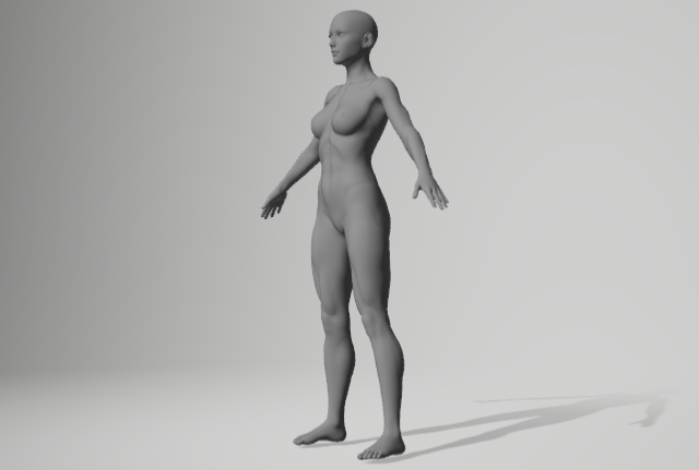女人体3d模型插图1