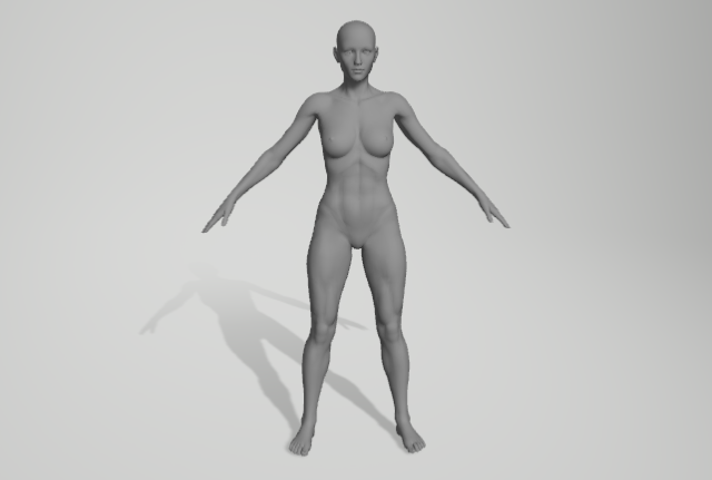 女人体3d模型插图