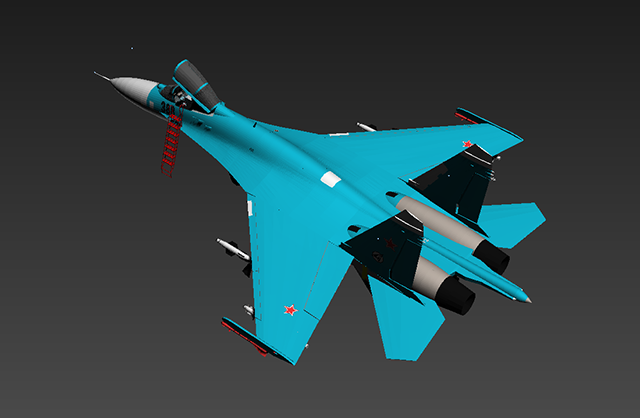 su27战斗机CG模型下载插图1