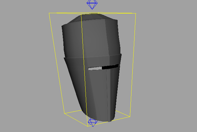 Helmet – Black Knight黑骑士头盔Maya绑定模型免费下载插图1