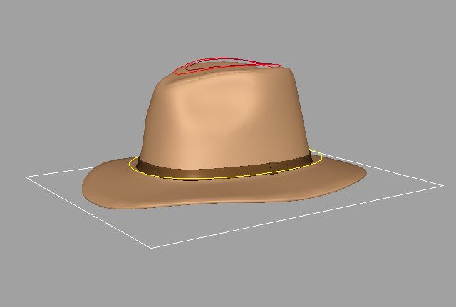 Indiana Jones Hat印第安纳琼斯的帽子maya模型插图