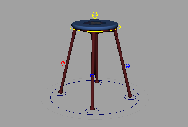 板凳maya绑定模型插图1