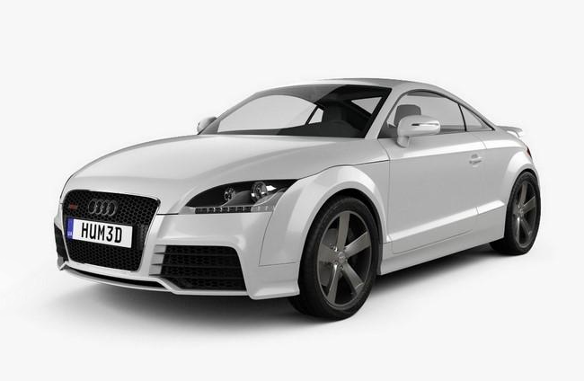 Audi TT RS 2009 奥迪3D模型下载插图