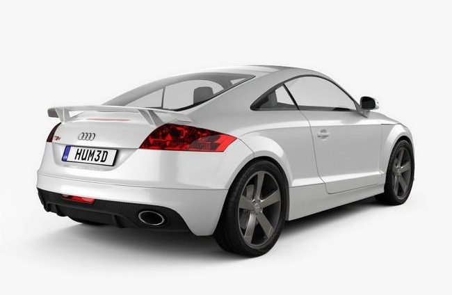 Audi TT RS 2009 奥迪3D模型下载插图3