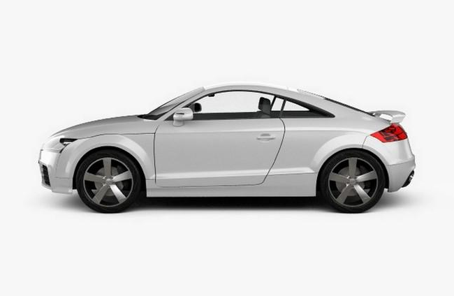 Audi TT RS 2009 奥迪3D模型下载插图2