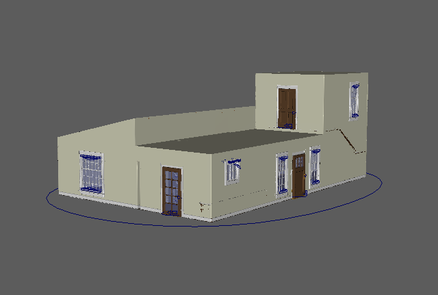 室内住宅maya绑定模型，带贴图插图