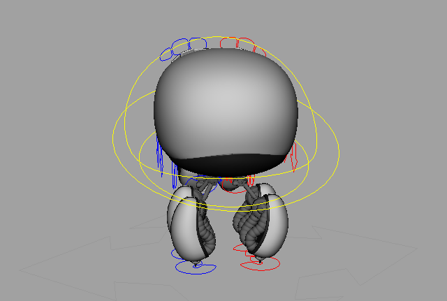 Fuzzbot机器人maya绑定角色模型下载插图2